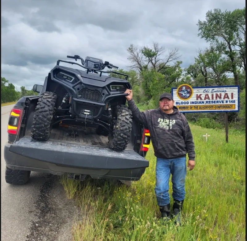 Ryan with their ATV